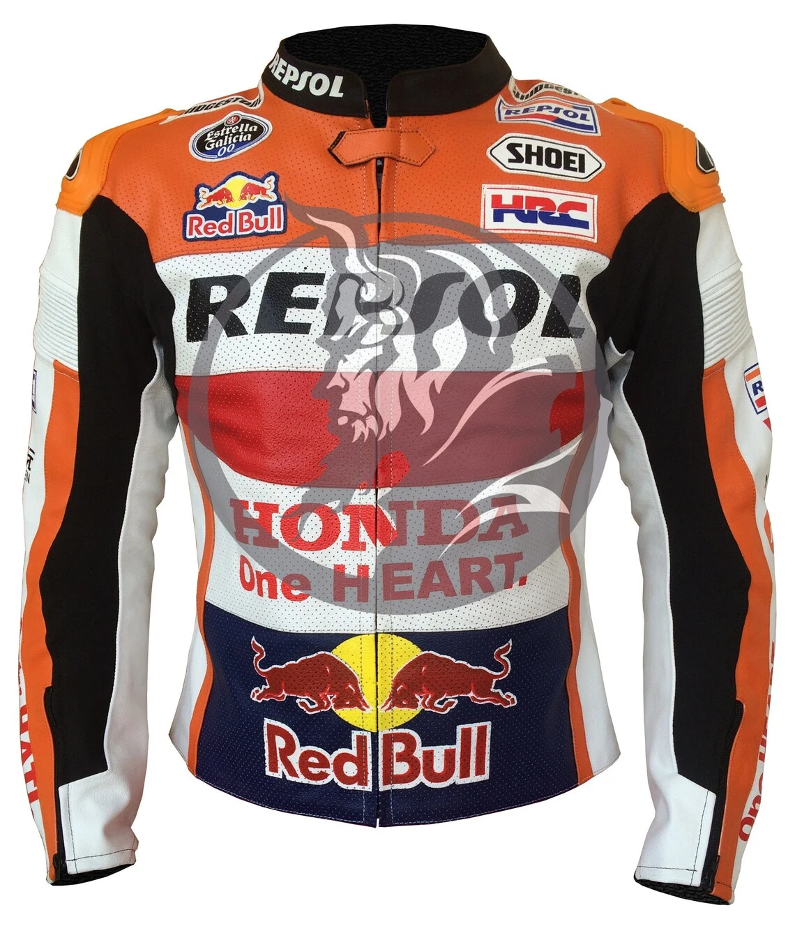 Honda OneHeart Goldwing Leather Motorcycle Jacket